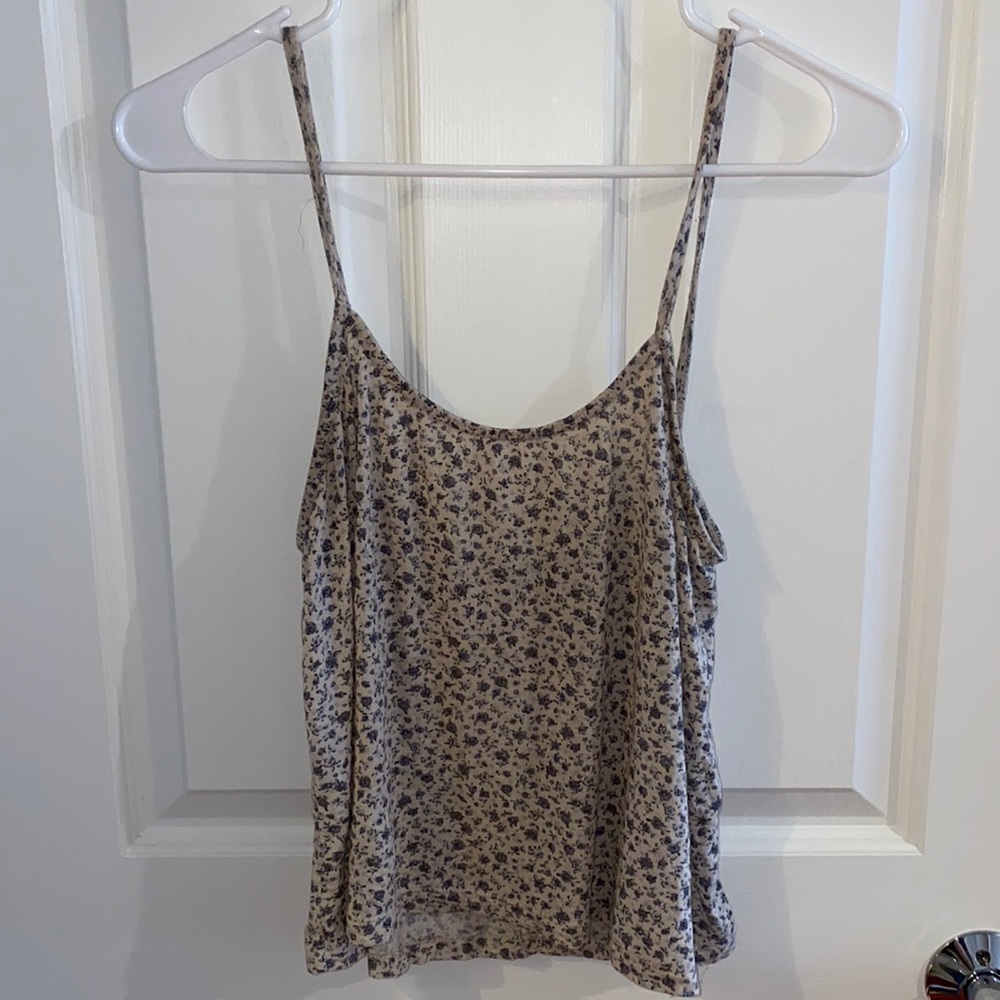 RARE Brandy Melville Floral Tank Top